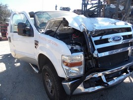 2008 Ford F-250 XLT White Extended Cab 6.4L AT 4WD #F22756